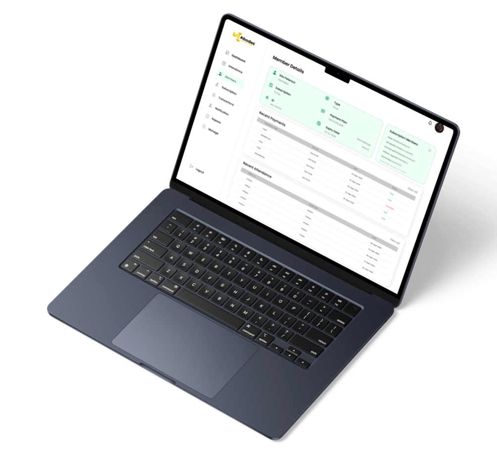Member management dashboard